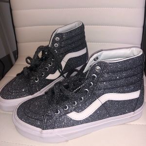 Sparkly High Top Vans